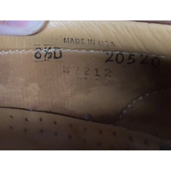 Allen Edmonds Men's Woodstock Black & Brown Leather Tassel Loafers Size 8 - Picture 8 of 8